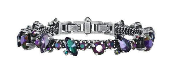 Black/purple - Afternoon Tea de Luxe - Konplott bracelet